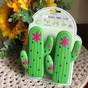 Cactus BEACH Towel Clips